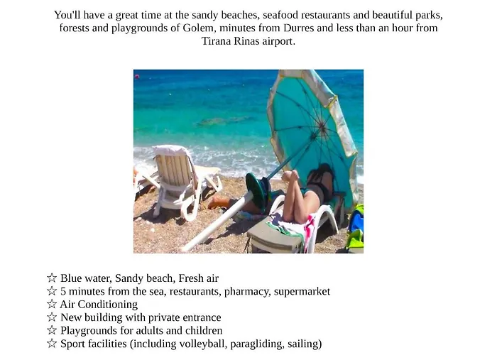 Apartament Que Sera Sera West Golem Durrës